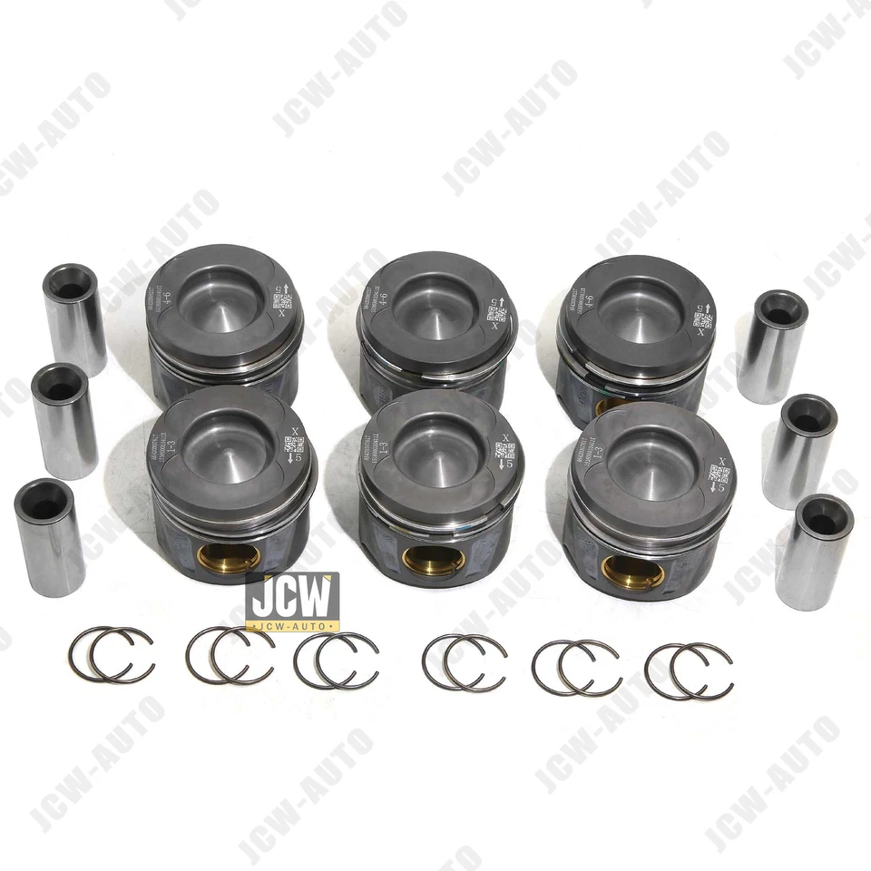 Juego de pistones y anillos Φ83 mm para Mercedes-Benz ML350d GLS350 CDI W166 X166 OM642 Foto 2 de 4