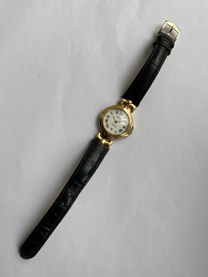 Vintage RARE WOMEN WATCH QWARTZ ZENITH ViaVeneto SWISS MADE GOLD