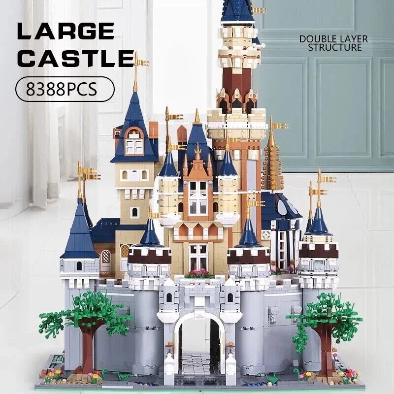 NEW Sleeping Beauty Paradise Castle Disney Building Bricks Model Toy Kit MOC Set - Image 3 of 4
