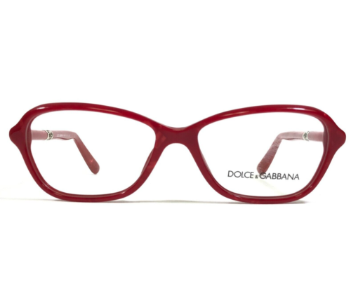 Montures de lunettes Dolce & Gabbana DG3145 2683 jante complète œil de chat rouge 53-15-140 - Photo 1/10