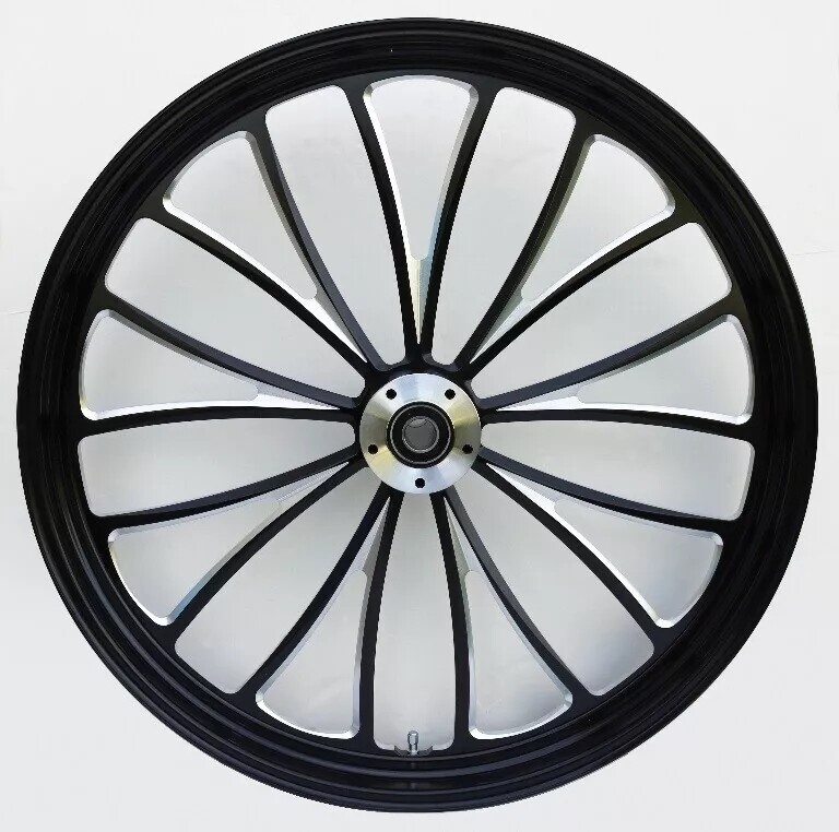 New Wheel Manhattan Black Front 21x2.15 Dual Disk Harley Davidson
