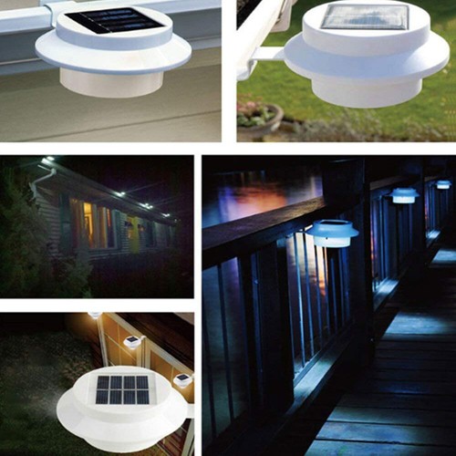 LED Solar Lights Wall Light Outdoor Garden Yard Pathway Fence Lamp Waterproof US - Picture 3 of 12