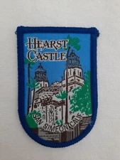 Hearst Castle San Simeon, California Travel Souvenir Woven Patch Badge Unused