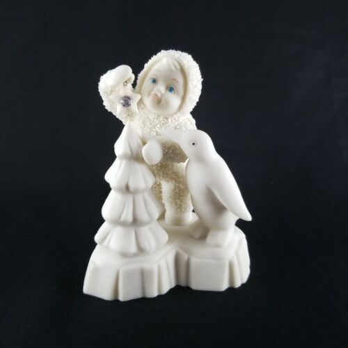 2001 Department 56 Snowbabies Figurine "Make It Shine" with Swarovski Stone - Picture 1 of 6