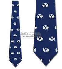 Silk CougarsTie Mens Officially Licensed Neck Ties BYU Cougars Neckties NWT