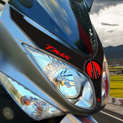 Stickers 3D Compatible With Tmax 500 T Max 2008 2011 Protection Front Carbon