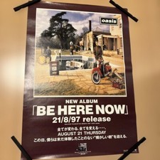 Oasis / BE HERE NOW 1997 Japan Original Promo Poster A1 23x33in (594x840mm)