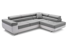 Ecksofa ANTONIA L-form Schlafsofa Original Links Rechts Couch Bettkasten