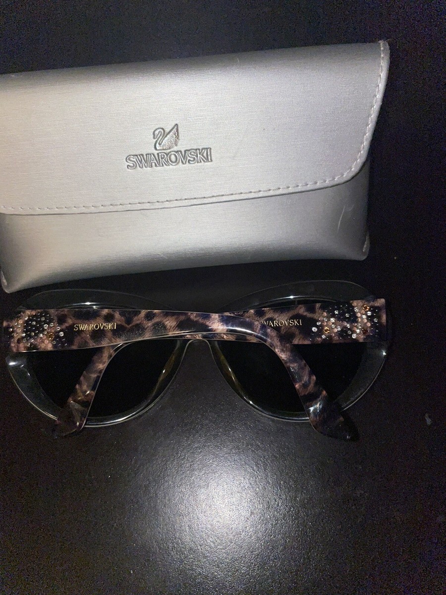 ORIGINAL SWAROVSKI SUNGLASSES FRAME CHEETAH LEOPARD *DARLING