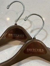 2 Vintage Britches Of Georgetown Washington DC Plastic Clothes Coat Suit Hanger