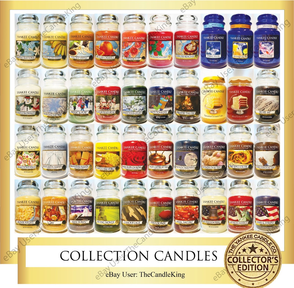 Yankee Candle - COLLECTION CANDLES - You Pick - 22oz - MANY HARD TO FIND!!