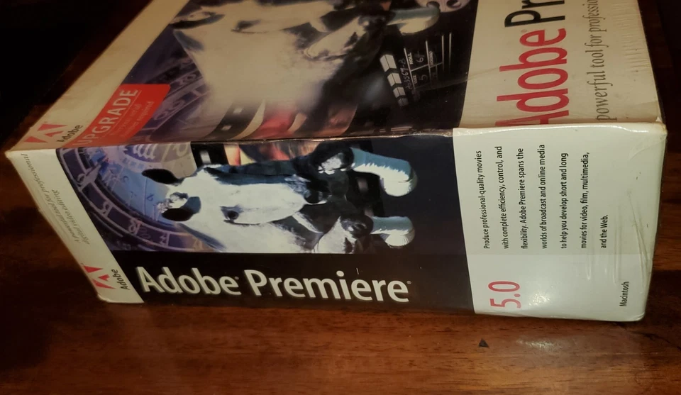  Adobe Premiere 5.0 / 5.1 Big Box Full UPGRADE Version SEALED  Macintosh NEW - Image 2 of 4