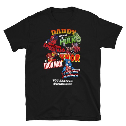 Marvel Dad Shirt Avengers Fathers Day T 