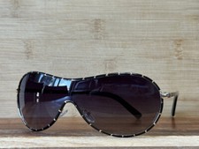 Womens Eyewear Wrap Around Shield Aviator Fashion Sunglasses  Soft Bag 7290