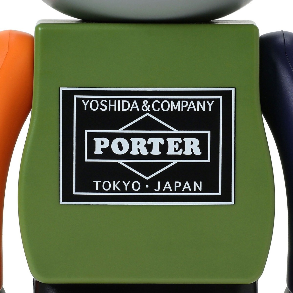 MEDICOM TOY BE@RBRICK PORTER TANKER IRON BLUE Special MEDICOM TOY BE@RBRICK PORTER TANKER IRON BLUE Special