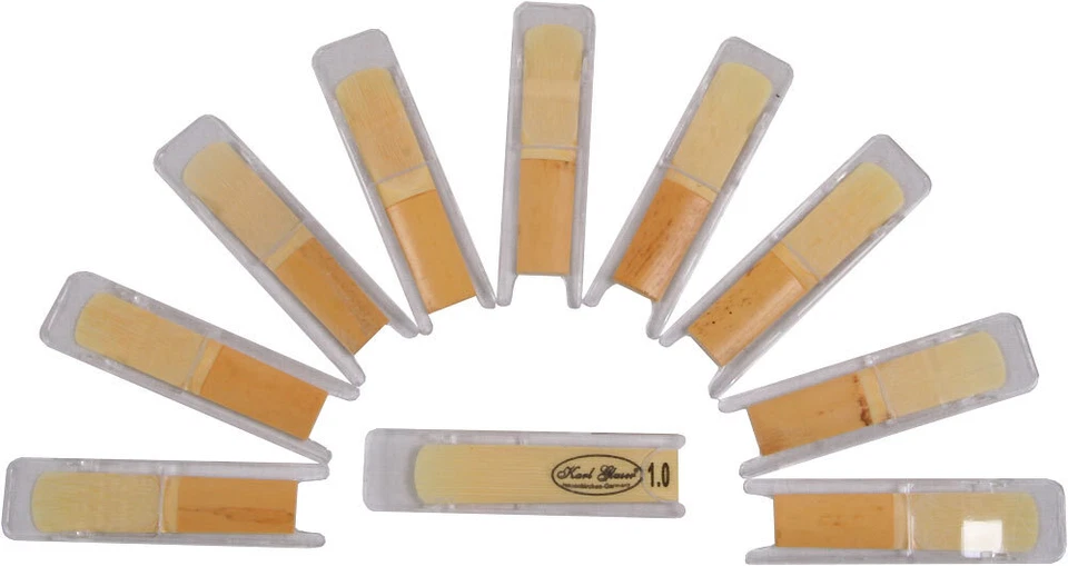 Hochwertige Blätter, Blättchen, Reeds, Stärke 1.0 für Sopran Saxophone, 10 Stück