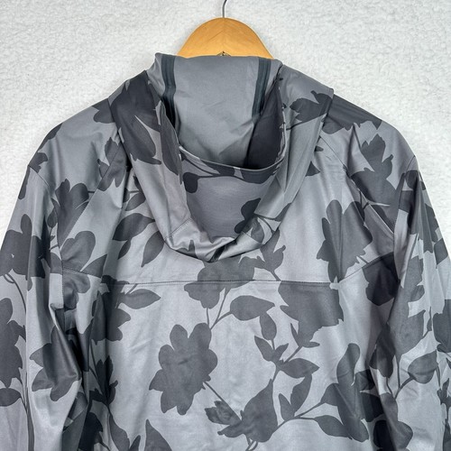 G/FORE Giacca Golf Uomo M Grigio Floreale con Cappuccio Impermeabile Giacca a Vento Nuova con etichette - Foto 9 di 18
