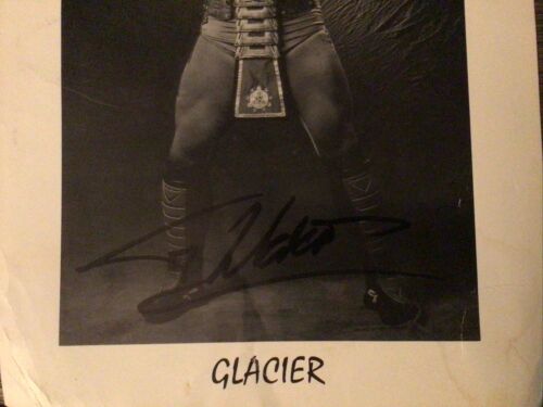 Gletscher signiertes Autogramm 8x10 Foto WCW WWE WWF personalisiertes Wrestling - Bild 3 von 6