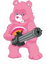 Tactical Care Bear Vinyl 3" Die Cut Sticker