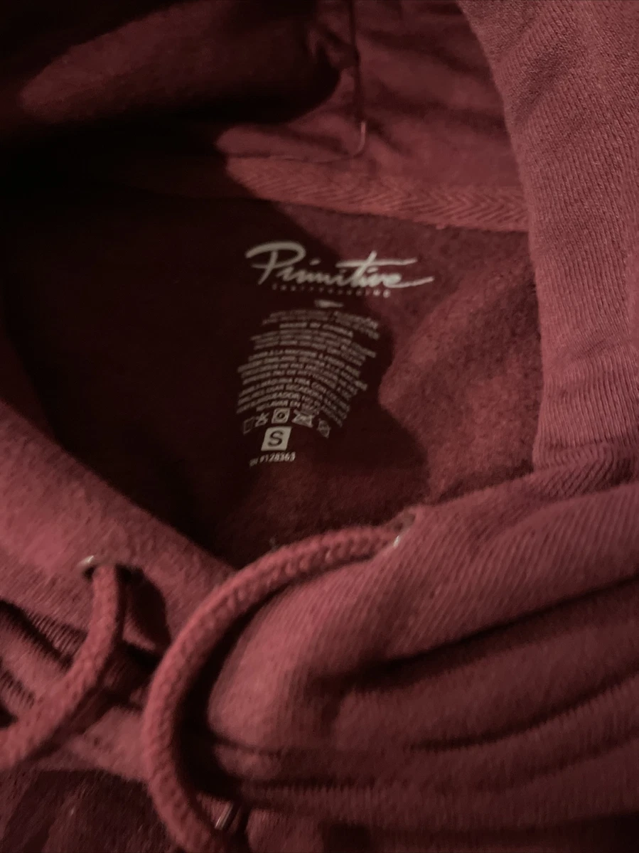 Primitive burgundy shop hoodie
