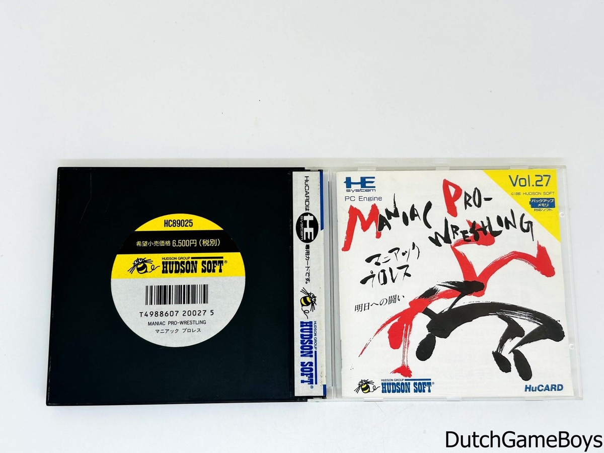 MANIAC PRO WRESTLING PC ENGINE BRAND NEW JAPAN IMPORT
