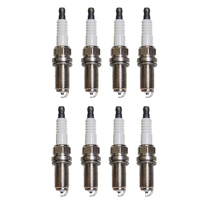 Set of 8 U-Groove Conventional Spark Plugs DENSO 6076 For Dodge Nissan Toyota