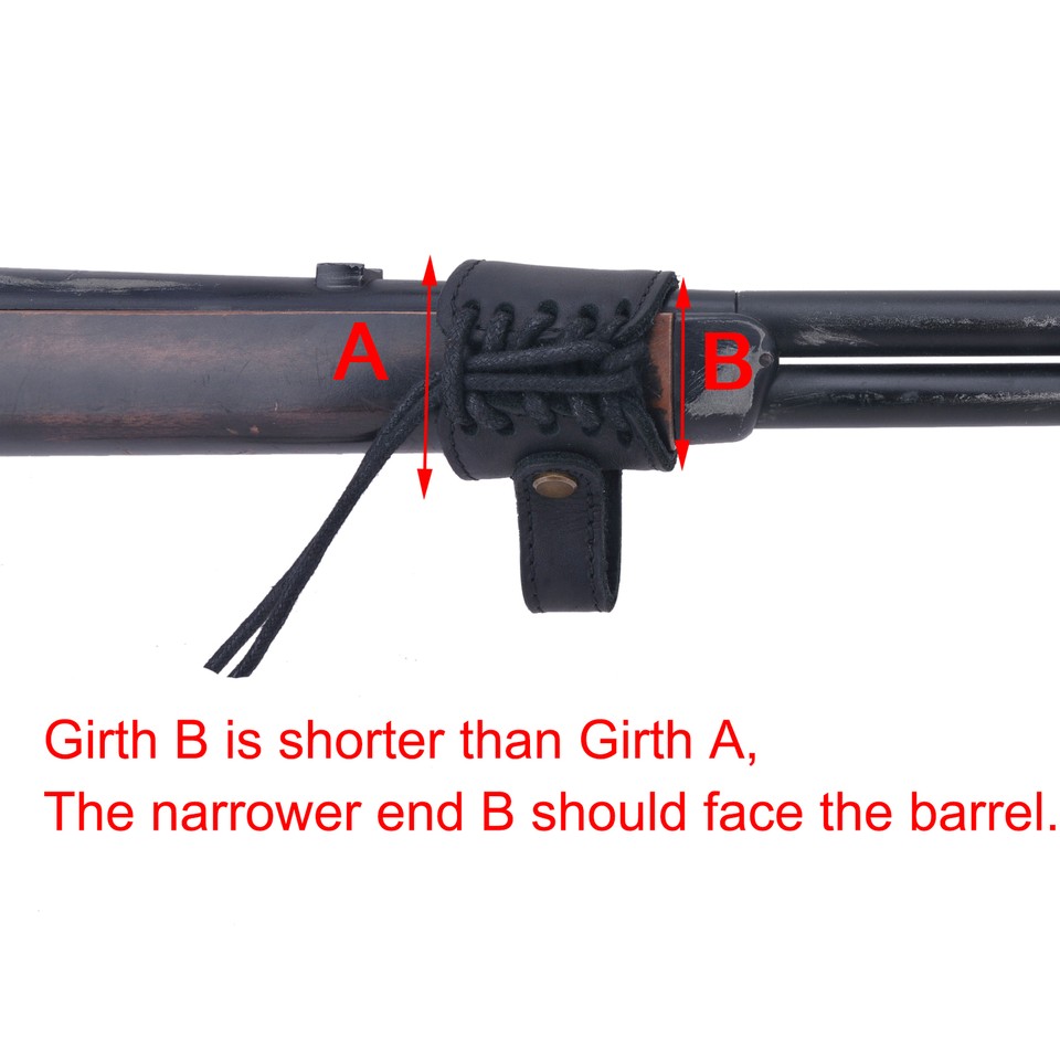 USA Leather No Drill Gun Sling Loop Slip On Sling Attachment for ...