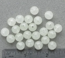 10mm 100 Ct Round Glo in the Dark Glow Beads USA Fishing Tackle Free Shipping