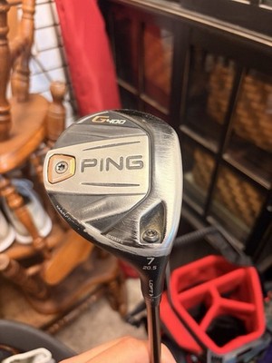 Ping G400 7-Wood 20.5° Stiff Flex Alta CB 70 graphite shaft