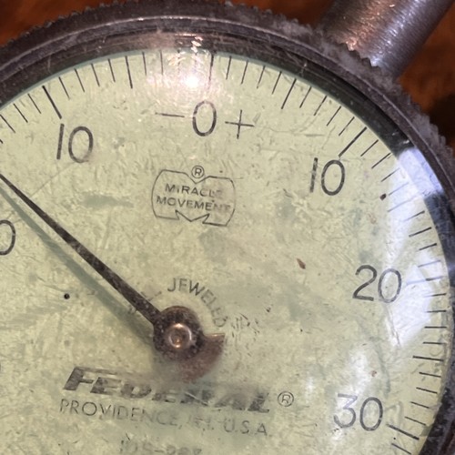 FEDERAL Full Jeweled Dial Indicator IDS-267 .001” - Picture 3 of 7