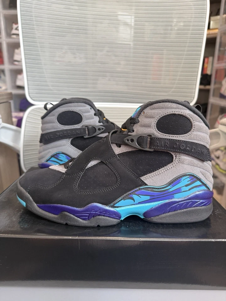 Nike Air Jordan 8 Retro 'Aqua' 2025 Talla 9 Estilo 305381-006 Foto 2 de 4