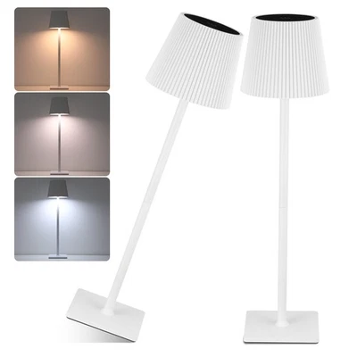 LED Tischleuchte Dimmbar Tischlampe Lampe USB-Aufladung Akku Innen Abnehmbar - Bild 1 von 4