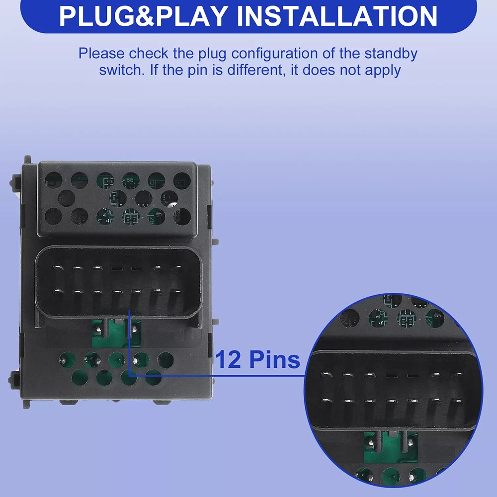 Center Power Window switch for Jeep Wrangler JK JL 2012-2018 4 Door 68156217AAXS thumbnail 6