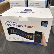 Multicolor Programmable Led Matrix Panel Display 35x7.5 Inch Usb App Controller Multicolor Programmable Led Matrix Panel Display 35x7.5 Inch Usb App Controller