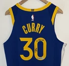 Stephen Curry "2x NBA MVP" Signed Warriors Nike ADV Authentic Jersey USASM & BAS