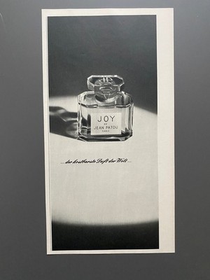 Joy De Jean Patou Paris Kostbarste Duft der Welt 1972 Vintage Ad Werbung Reklame