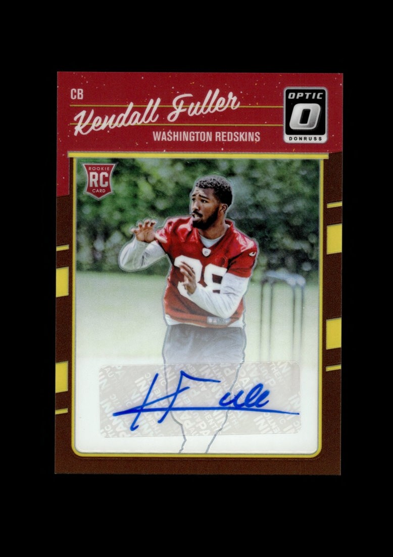 Kendall Fuller Panini Donruss Optic #127 Autograph