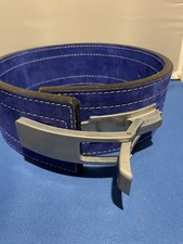 NEW Inzer Forever Lever Powerlifting Belt Blue Leather Size M 10MM Wide USA Made