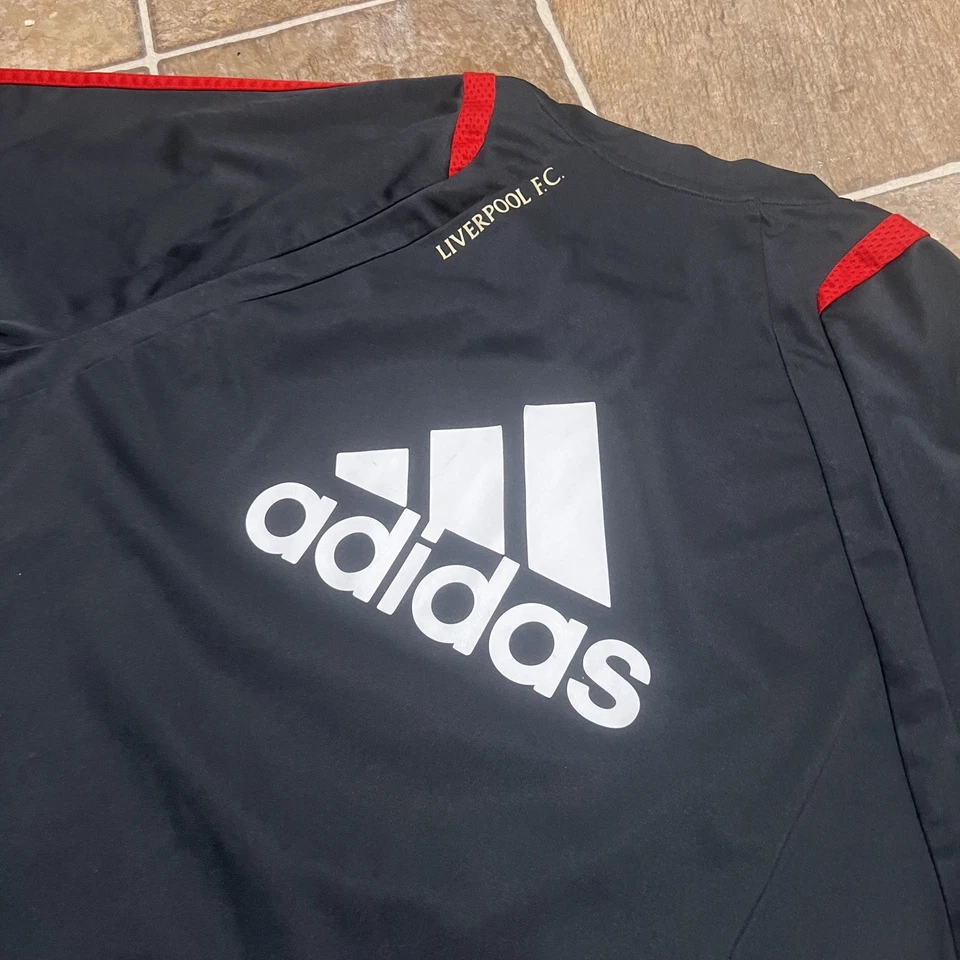 2009 Liverpool красный Джерси мужской средний черный футбол Adidas - Изображение 4 из 4