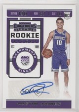 2019-20 Panini Contenders Rookie Ticket Sticker Auto Justin James #160 Auto 5w7