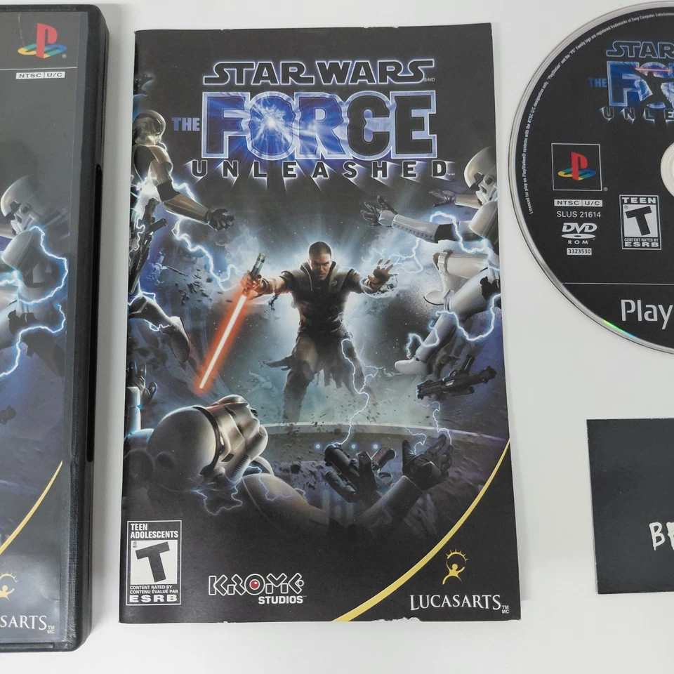 Star Wars: The Force Unleashed PlayStation 2 PS2 CIB En/Fr Manual - Image 4 of 4