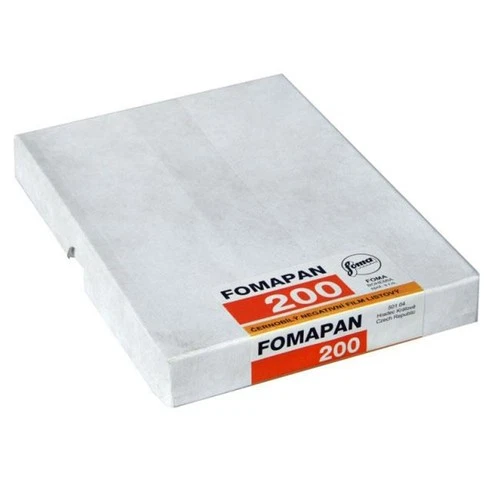 Foma FOMAPAN 200 Creative 4x5" Black and White Negative Film, 50 Sheets