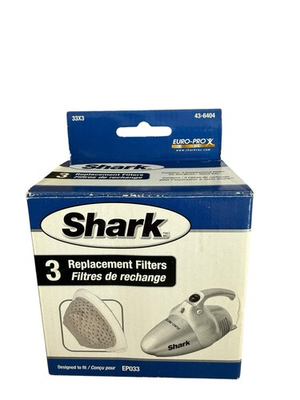 #ad Shark Euro Pro X Hand Vac 2 Replacement Filters EP033 #43 6404 NEW $21.99