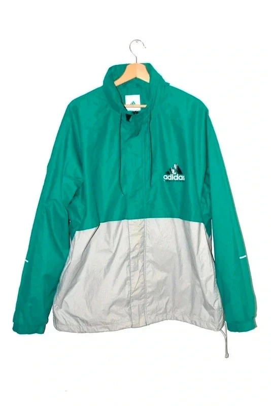Adidas EQT Veste Coupe-vent et imperméable - Vert/Gris - Taille XL - Photo 2/4