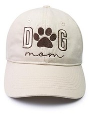 Women's Embroidered Dog Mom Hat Adjustable, Embroidered Baseball Cap for