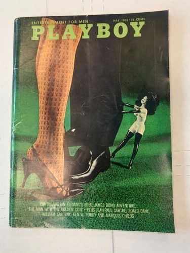 Playboy Magazine May 1965 James Bond Maria Mcbane Vg