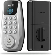 DESLOC C110 Smart Lock with LockVue Display, 3-in-1 Keyless Entry Door Lock C110