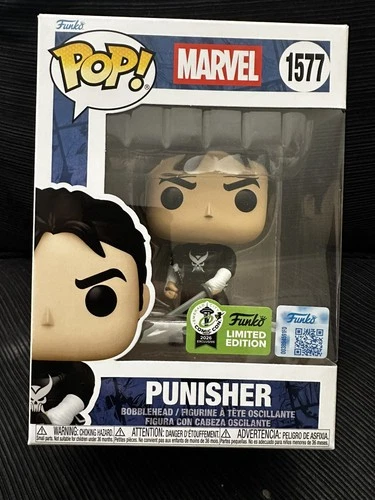Funko Pop Marvel Punisher ECCC 2026 Con Sticker Exclusive #1577