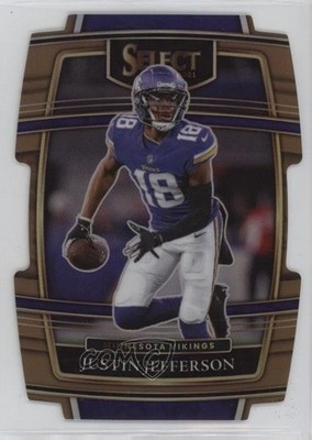 2021 Panini Select Concourse Copper Prizm Die-Cut /199 Justin Jefferson #23 11mg