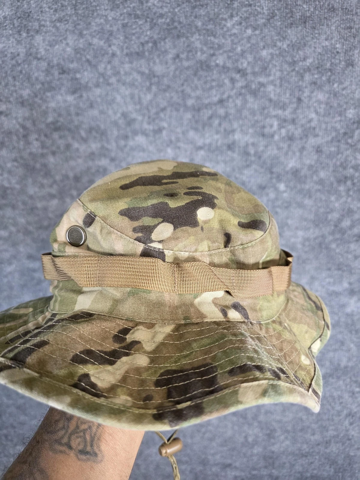 TRU-SPEC Hat Boonie Fitted Mens 7 1/4 Multicam Camo Ripstop Sun Hot Weather